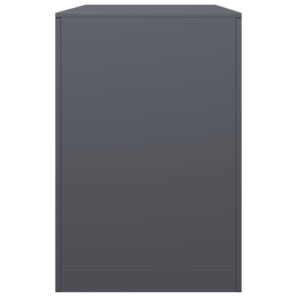 vidaXL Rastel pentru lemne de foc, antracit, 100x40x60 cm, oțel vidaXL Rastel pentru lemne de foc, antracit, 100x40x60 cm, oțel