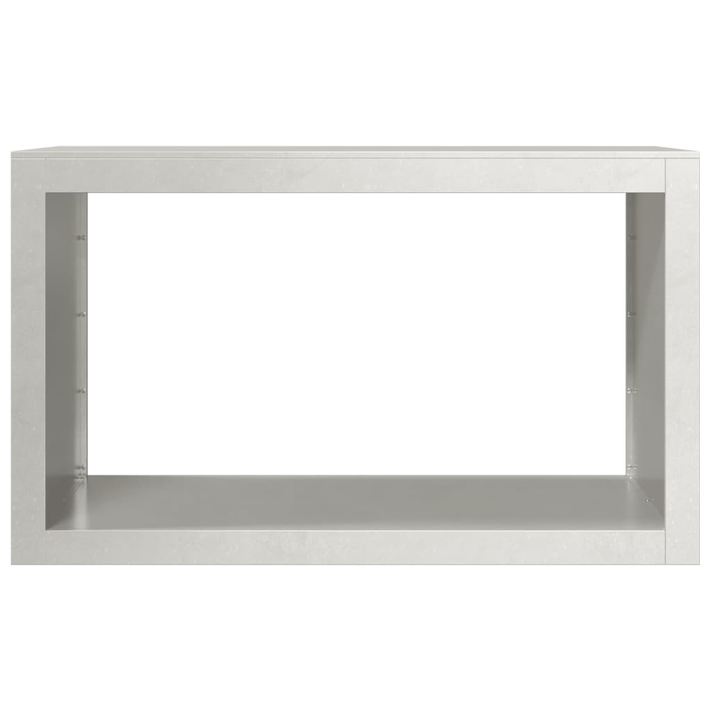vidaXL Suport pentru lemne de foc, 100x40x60 cm, oțel inoxidabil