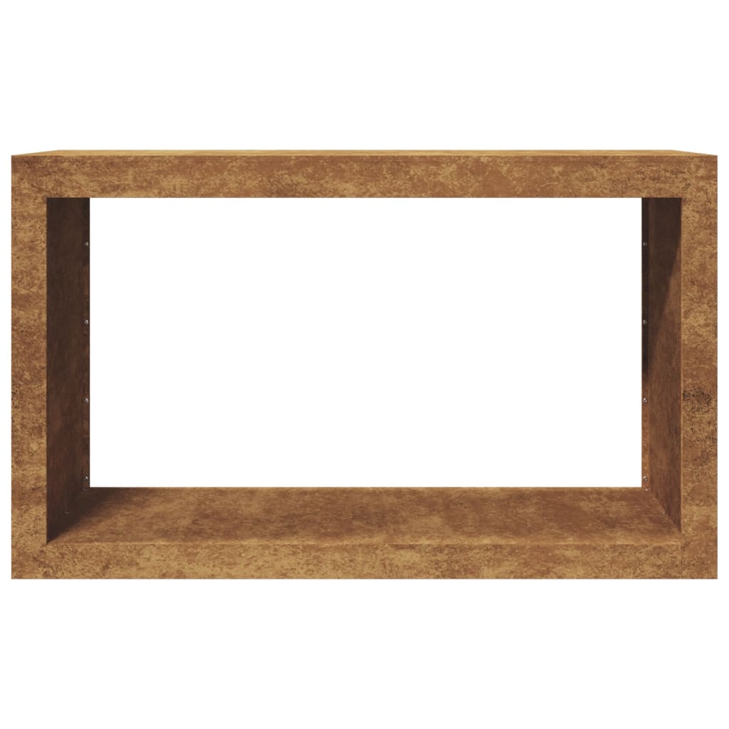 vidaXL Suport pentru lemne de foc 100x40x60 cm Oțel pentru intemperii vidaXL Suport pentru lemne de foc 100x40x60 cm Oțel pentru intemperii