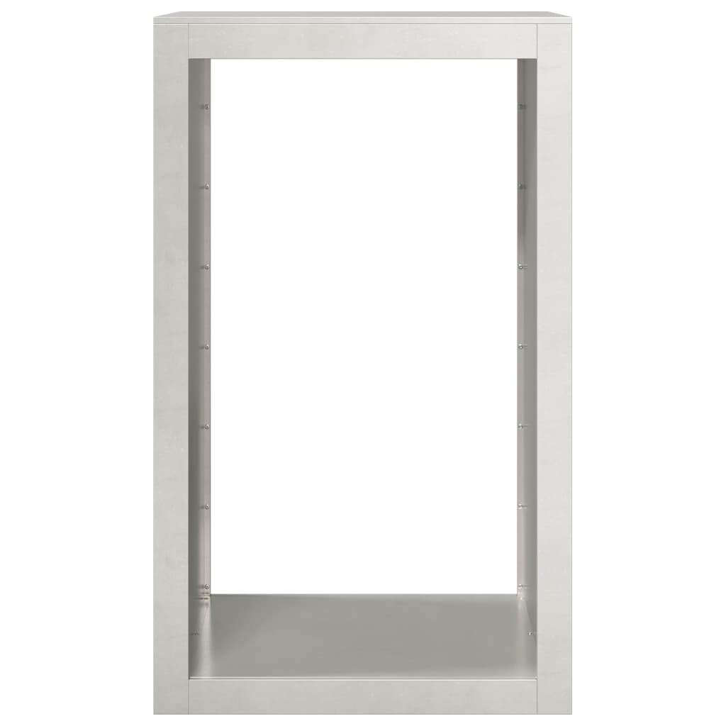 vidaXL Suport pentru lemne de foc, 60x40x100 cm, oțel inoxidabil vidaXL Suport pentru lemne de foc, 60x40x100 cm, oțel inoxidabil