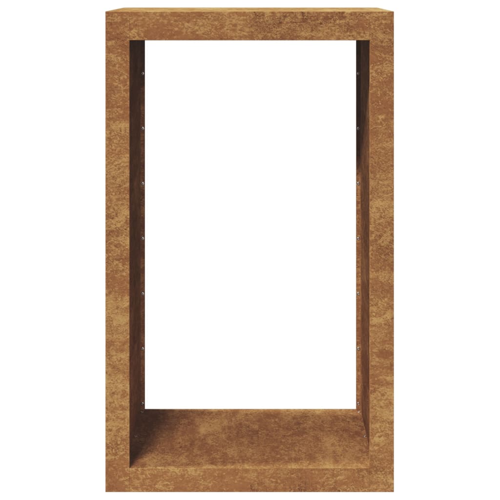 vidaXL Suport pentru lemne de foc 60x40x100 cm Oțel pentru intemperii vidaXL Suport pentru lemne de foc 60x40x100 cm Oțel pentru intemperii