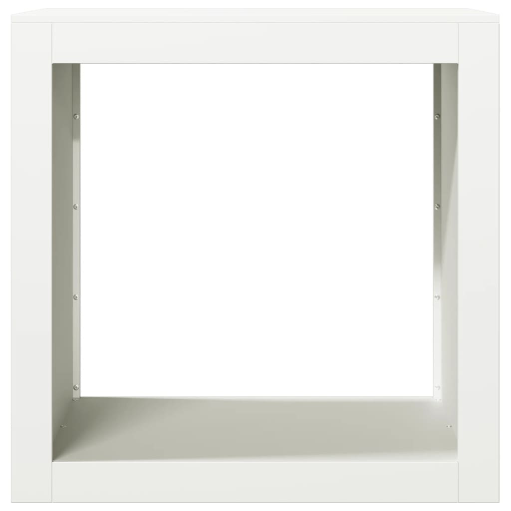 vidaXL Rastel pentru lemne de foc, alb, 60x40x60 cm, oțel vidaXL Rastel pentru lemne de foc, alb, 60x40x60 cm, oțel