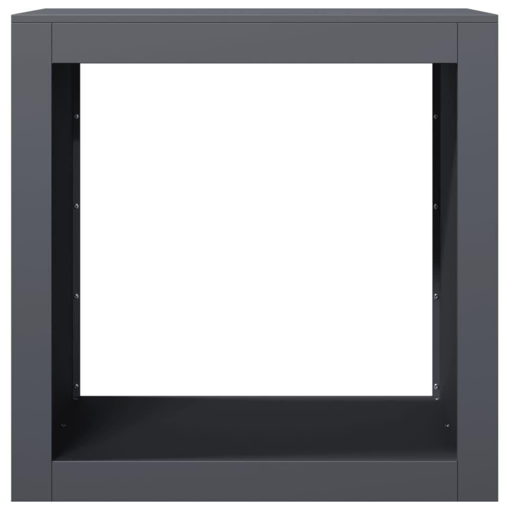 vidaXL Rastel pentru lemne de foc, antracit, 60x40x60 cm, oțel vidaXL Rastel pentru lemne de foc, antracit, 60x40x60 cm, oțel