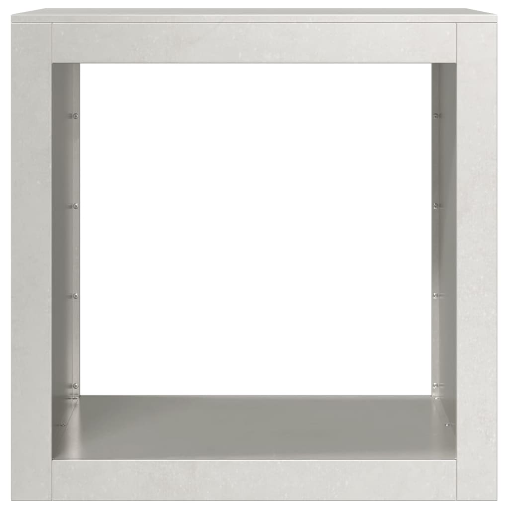 vidaXL Suport pentru lemne de foc, 60x40x60 cm, oțel inoxidabil