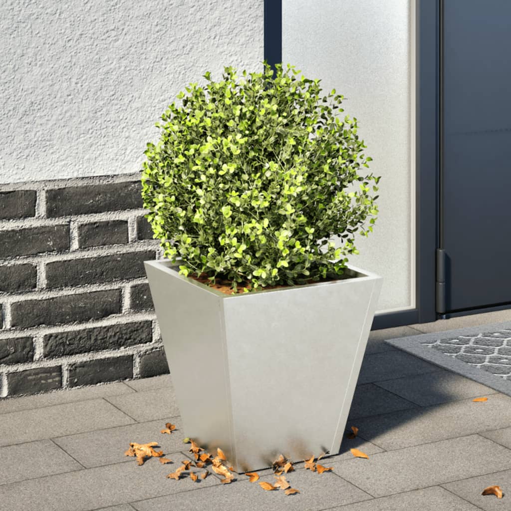 vidaXL Jardinieră de grădină, 30x30x30 cm, oțel inoxidabil vidaXL Jardinieră de grădină, 30x30x30 cm, oțel inoxidabil