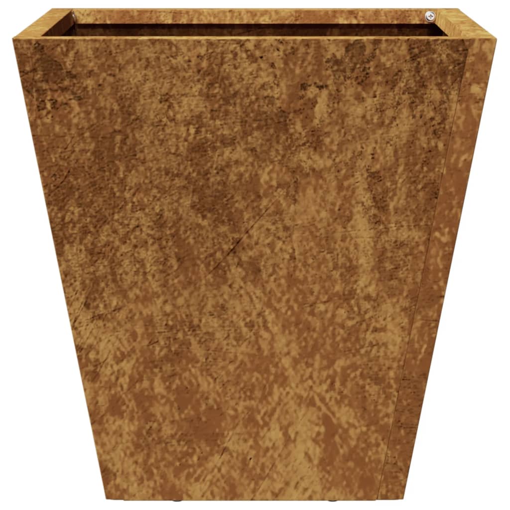 vidaXL Jardinier de grădină 30x30x30 cm Oțel rezistent la intemperii