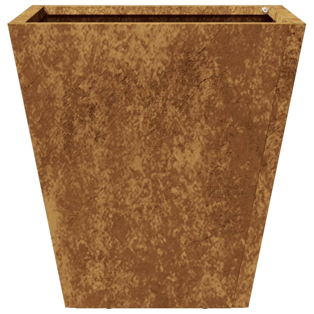 vidaXL Jardinier de grădină 30x30x30 cm Oțel rezistent la intemperii