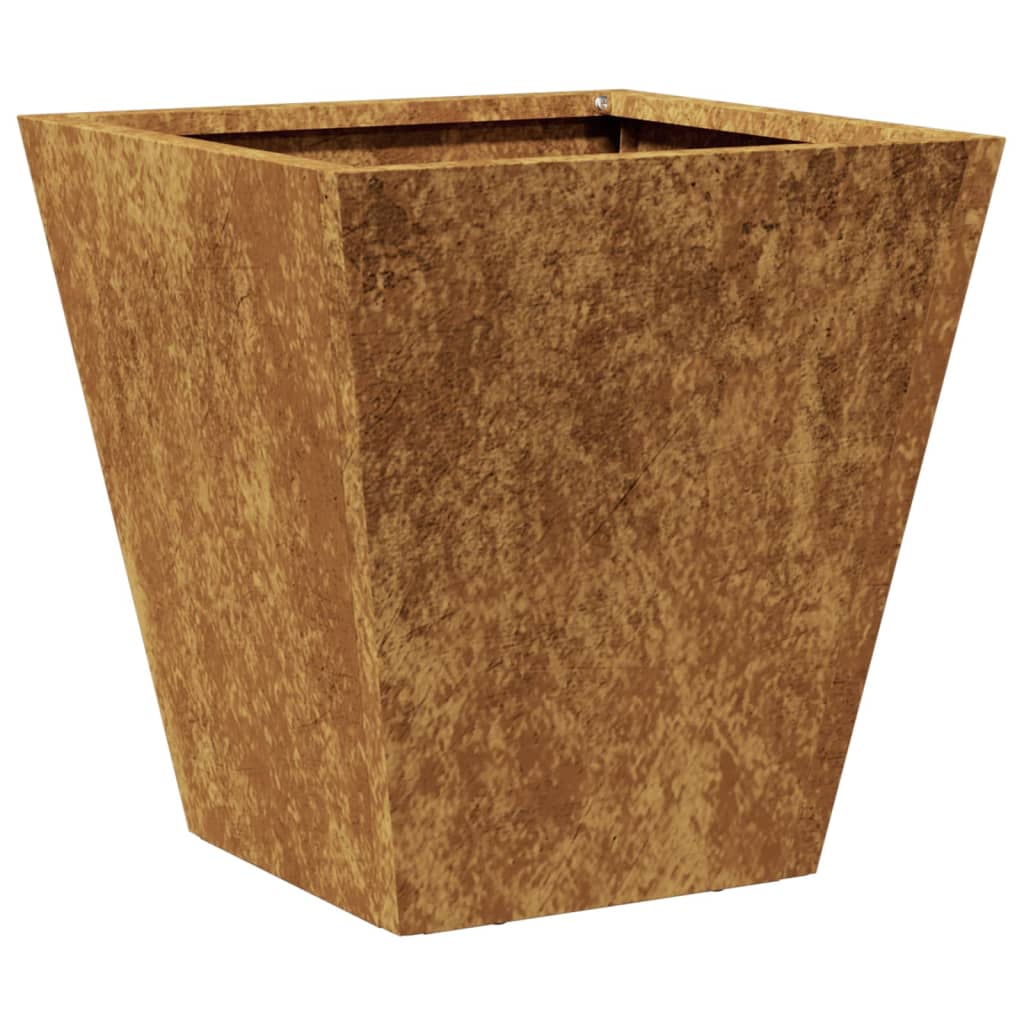 vidaXL Jardiniere de grădină 2 buc 30x30x30 cm Oțel pentru intemperii vidaXL Jardiniere de grădină 2 buc 30x30x30 cm Oțel pentru intemperii