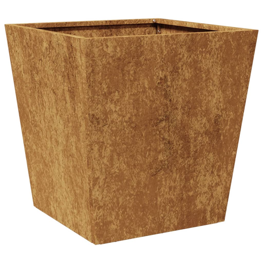 vidaXL Jardinier de grădină 40x40x40 cm Oțel pentru intemperii