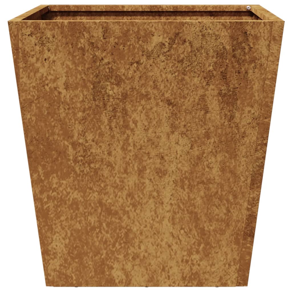 vidaXL Jardinier de grădină 40x40x40 cm Oțel pentru intemperii