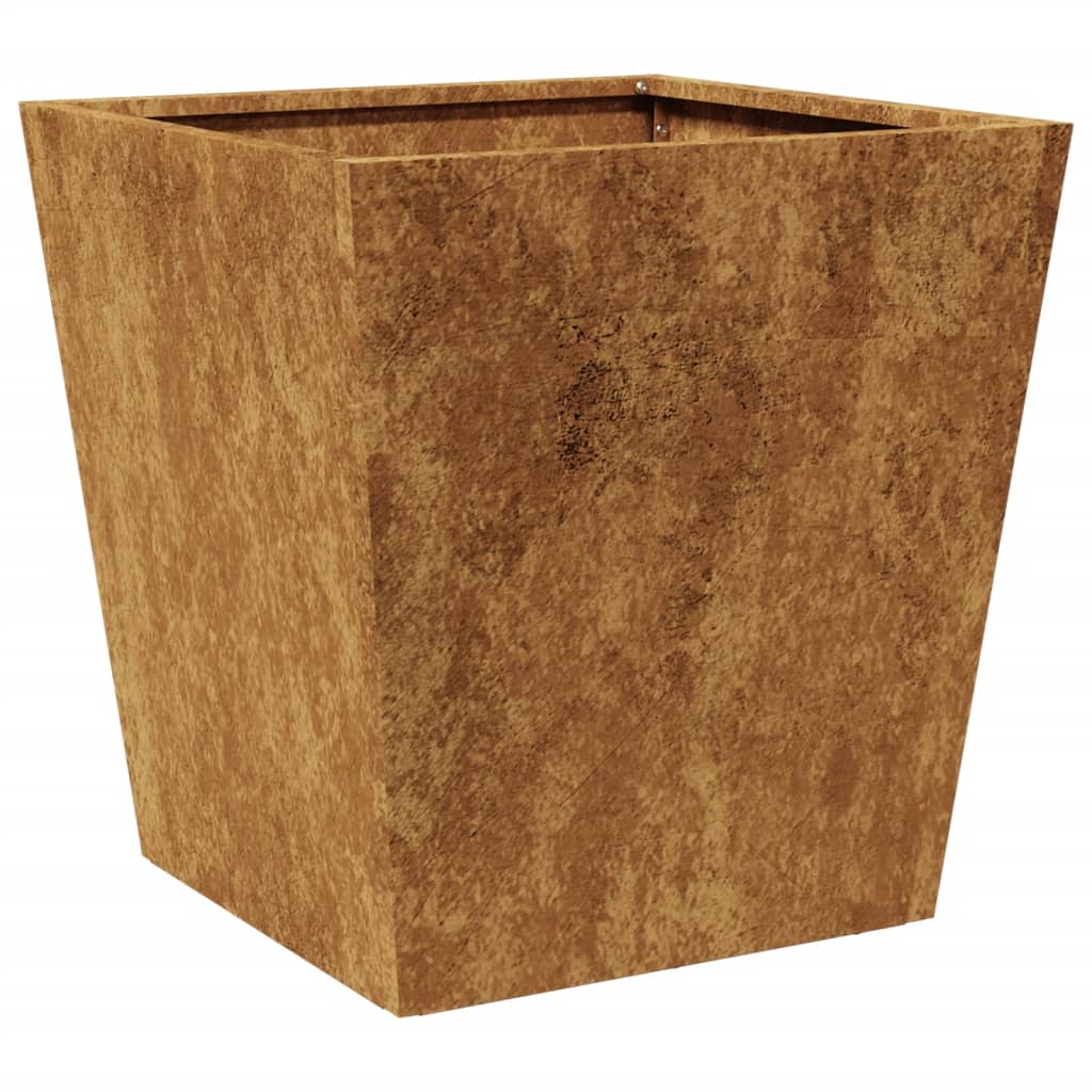 vidaXL Jardinier de grădină 40x40x40 cm Oțel pentru intemperii