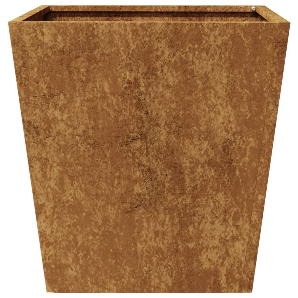 vidaXL Jardiniere de grădină 2 buc 40x40x40 cm Oțel pentru intemperii