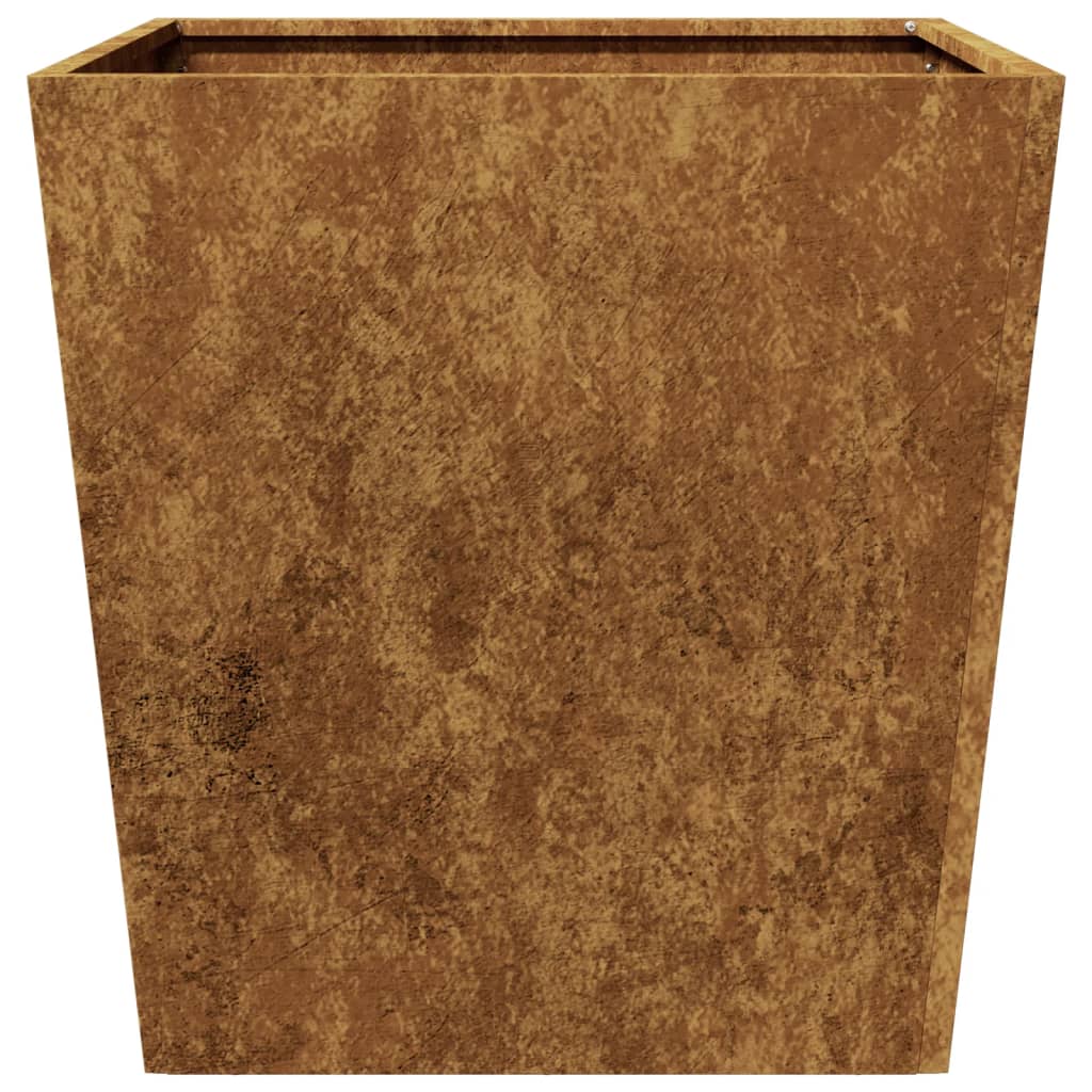 vidaXL Jardiniere de grădină 2 buc 50x50x50 cm Oțel pentru intemperii vidaXL Jardiniere de grădină 2 buc 50x50x50 cm Oțel pentru intemperii