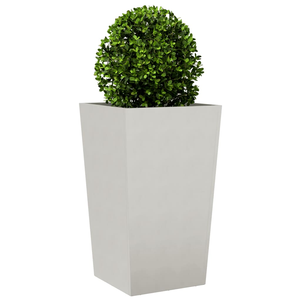 vidaXL Jardiniere grădină, 2 buc., 45x45x75 cm, oțel inoxidabil