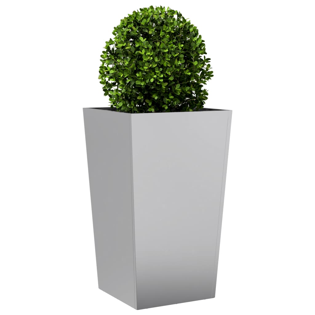 vidaXL Jardinieră de grădină, 45x45x75 cm, oțel galvanizat vidaXL Jardinieră de grădină, 45x45x75 cm, oțel galvanizat