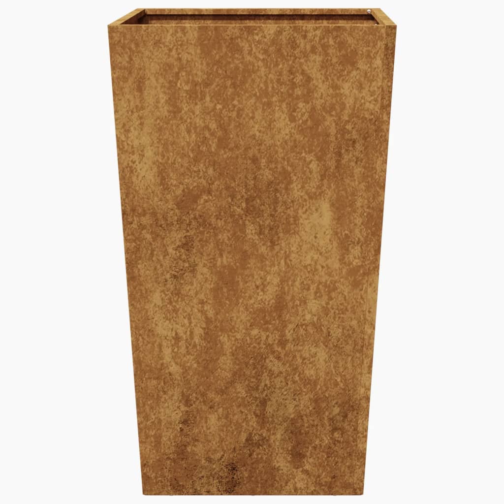 vidaXL Jardinier de grădină 45x45x75 cm Oțel pentru intemperii