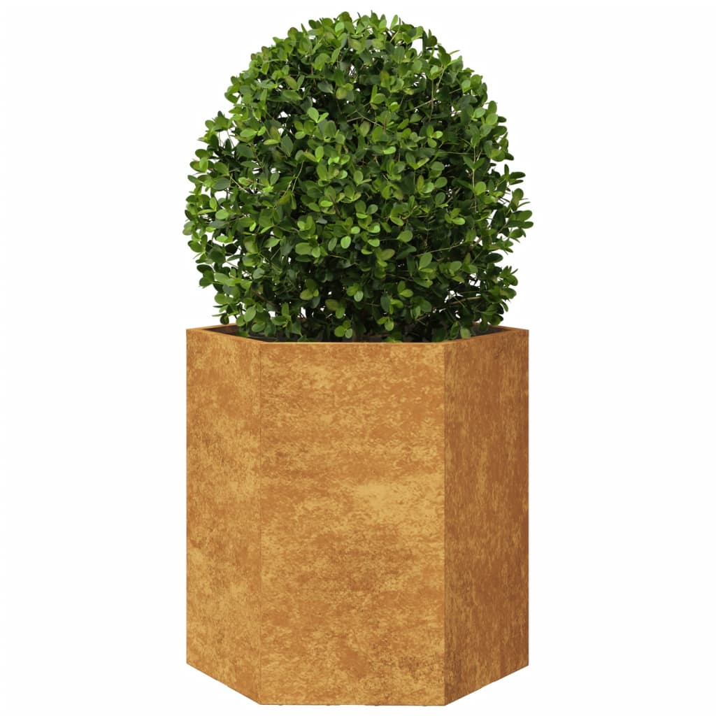 vidaXL jardiniere de grădină 46x40x45 cm oțel de intemperii