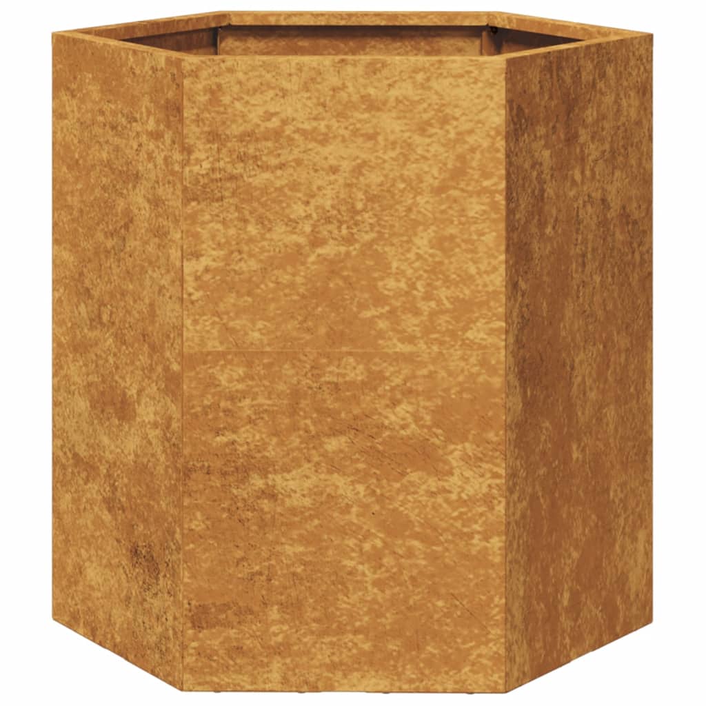 vidaXL jardiniere de grădină 46x40x45 cm oțel de intemperii