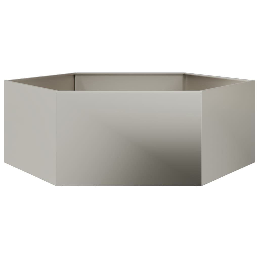 vidaXL Jardinieră de grădină 138x120x45 cm oțel de intemperii