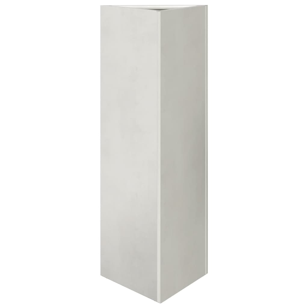 vidaXL Jardiniere grădină, 2 buc. 30x26x75 cm oțel inoxidabil triunghi