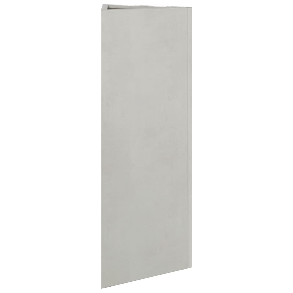 vidaXL Jardiniere grădină, 2 buc. 30x26x75 cm oțel inoxidabil triunghi