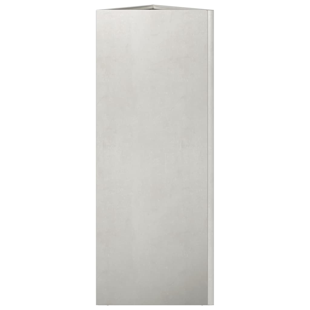 vidaXL Jardiniere grădină, 2 buc. 30x26x75 cm oțel inoxidabil triunghi
