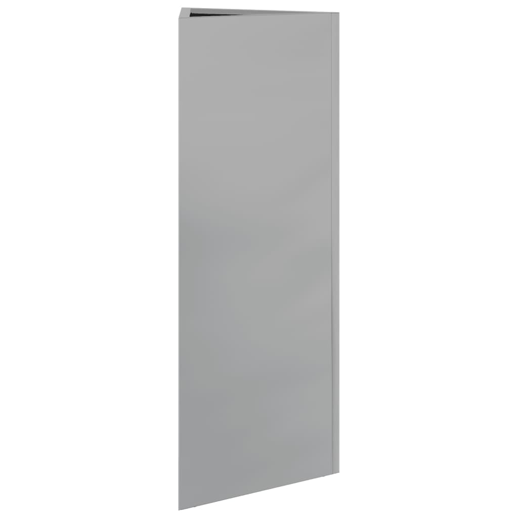 vidaXL Jardinieră de grădină, 30x26x75 cm, oțel galvanizat, triunghi vidaXL Jardinieră de grădină, 30x26x75 cm, oțel galvanizat, triunghi