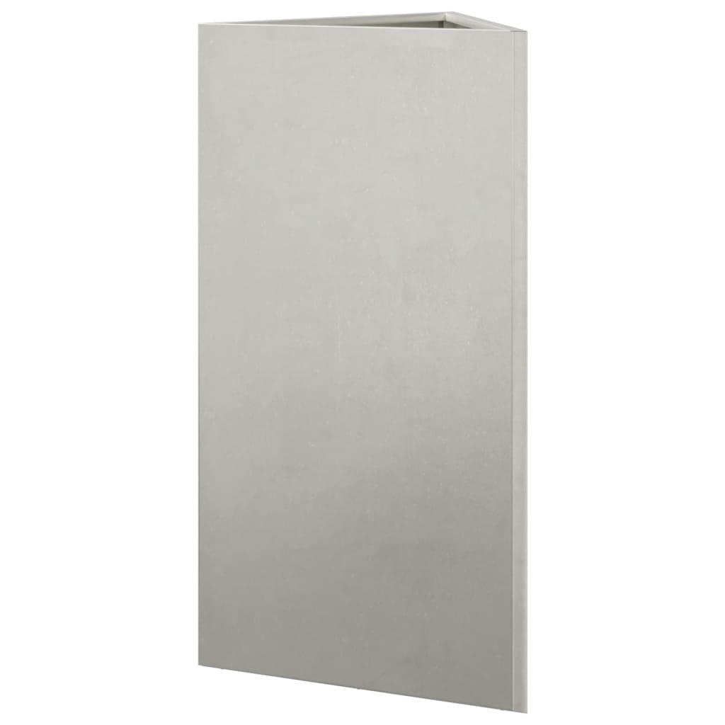 vidaXL Jardinieră de grădină, 40x34,5x70 cm, oțel inoxidabil, triunghi vidaXL Jardinieră de grădină, 40x34,5x70 cm, oțel inoxidabil, triunghi