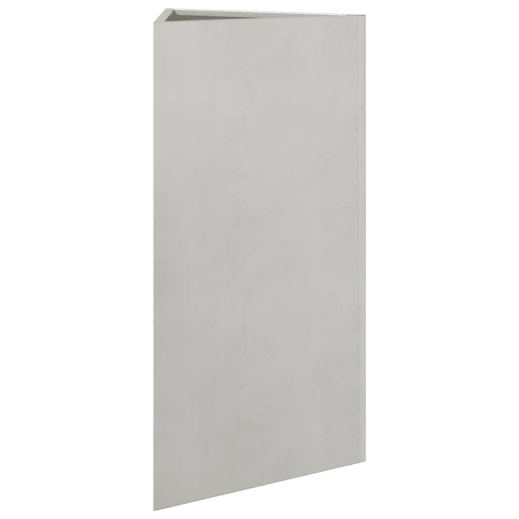 vidaXL Jardiniere grădină, 2 buc. 40x40x75 cm oțel inoxidabil triunghi vidaXL Jardiniere grădină, 2 buc. 40x40x75 cm oțel inoxidabil triunghi