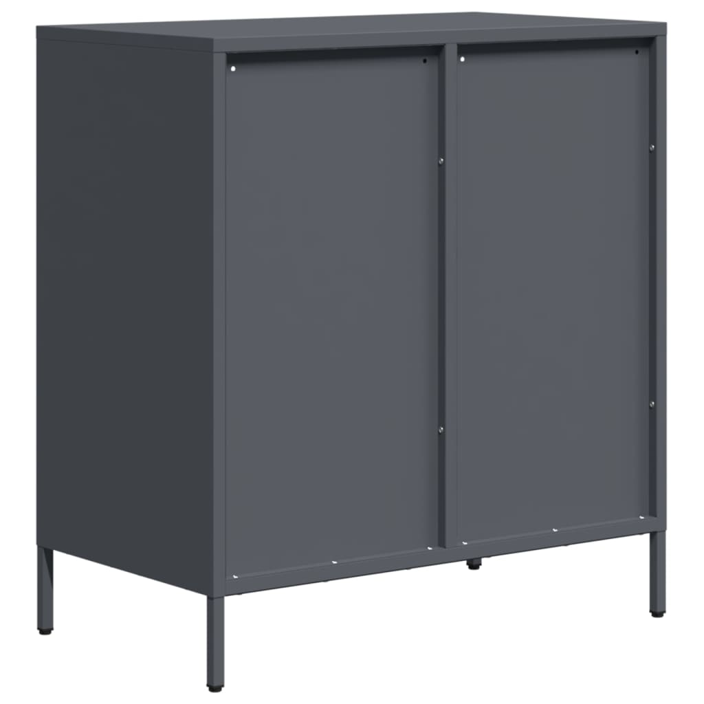 vidaXL Dulap, antracit, 68x39x73,5 cm, oțel laminat la rece