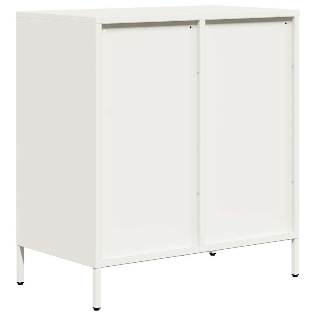 vidaXL Dulap, alb, 68x39x73,5 cm, oțel laminat la rece