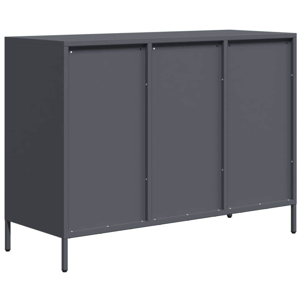 vidaXL Dulap, antracit, 101,5x39x73,5 cm, oțel laminat la rece vidaXL Dulap, antracit, 101,5x39x73,5 cm, oțel laminat la rece