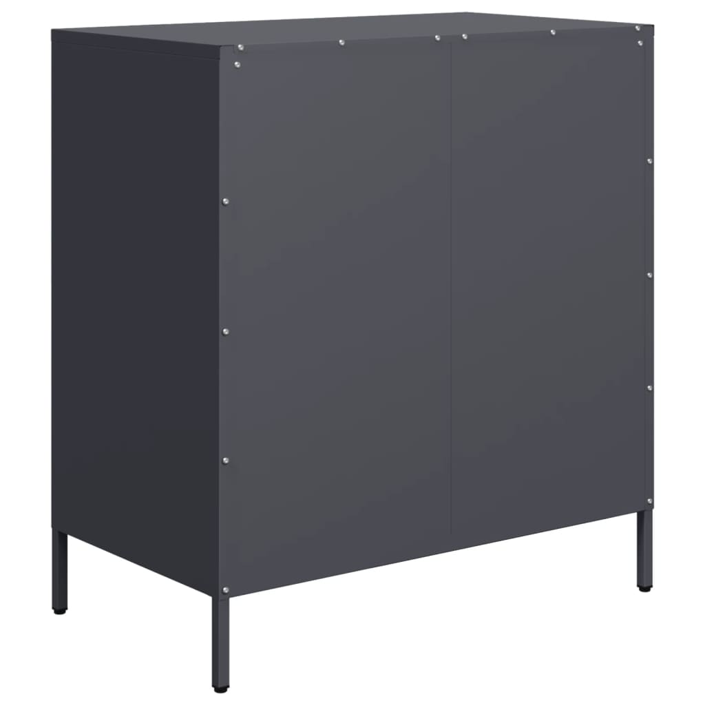 vidaXL Dulap, antracit, 68x39x73,5 cm, oțel laminat la rece