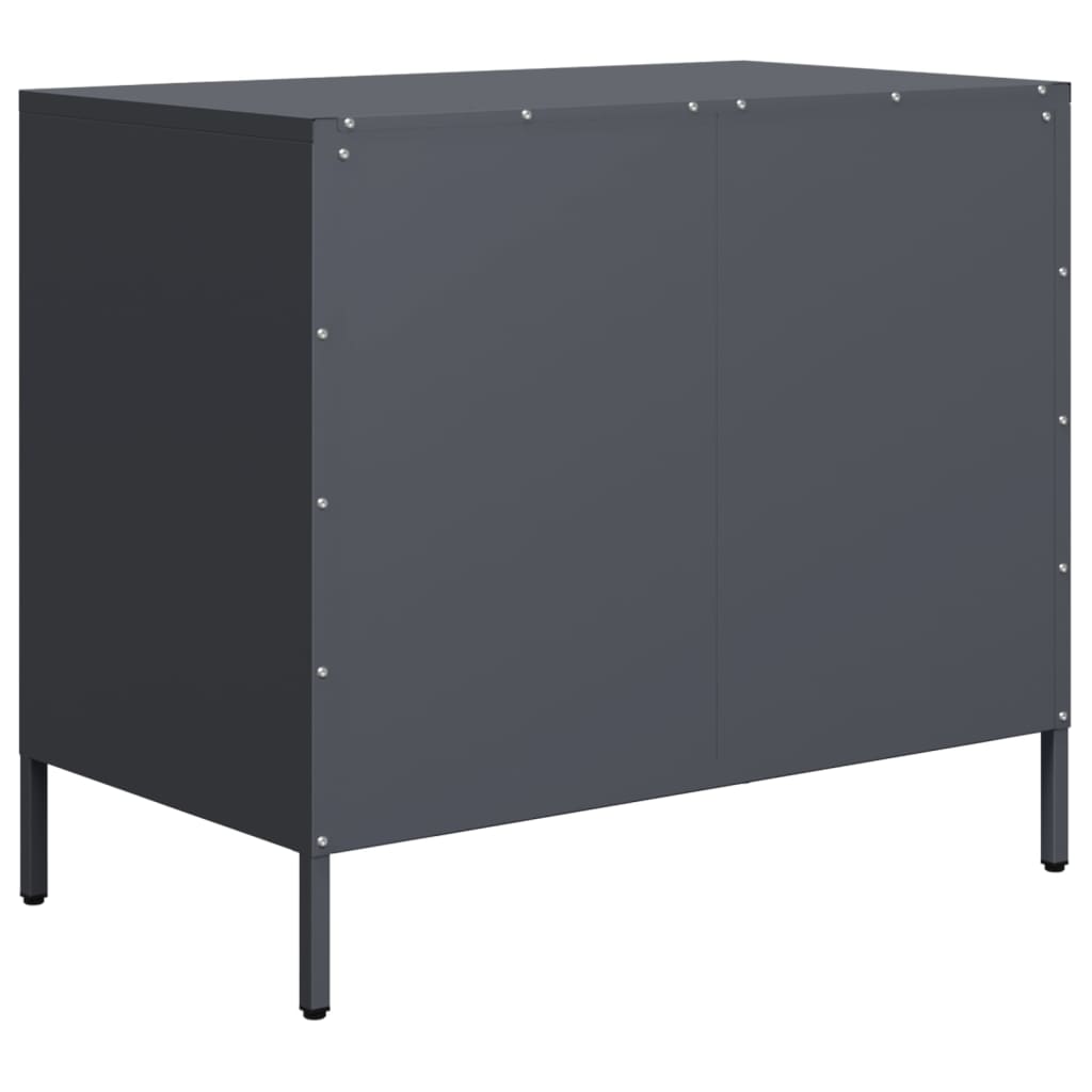 vidaXL Dulap, antracit, 68x39x58,5 cm, oțel laminat la rece