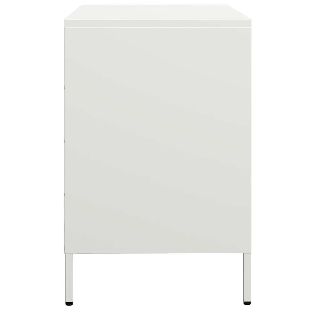 vidaXL Dulap, alb, 68x39x58,5 cm, oțel laminat la rece