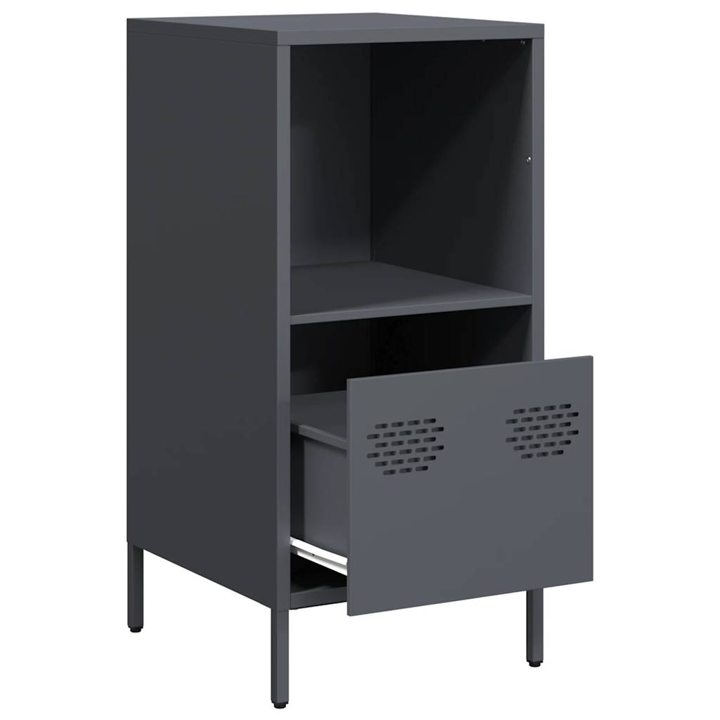 vidaXL Dulap, antracit, 35x39x73,5 cm, oțel laminat la rece vidaXL Dulap, antracit, 35x39x73,5 cm, oțel laminat la rece