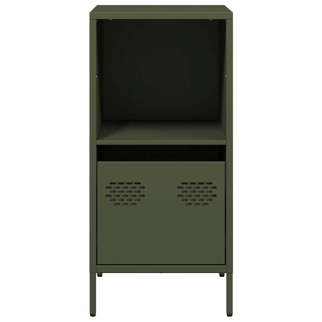 vidaXL Dulap, verde măsliniu, 35x39x73,5 cm, oțel laminat la rece vidaXL Dulap, verde măsliniu, 35x39x73,5 cm, oțel laminat la rece