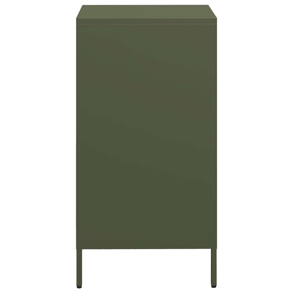 vidaXL Dulap, verde măsliniu, 35x39x73,5 cm, oțel laminat la rece vidaXL Dulap, verde măsliniu, 35x39x73,5 cm, oțel laminat la rece