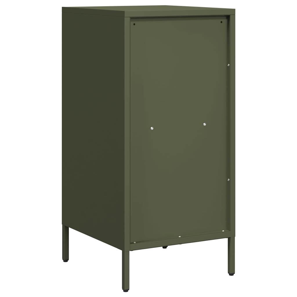 vidaXL Dulap, verde măsliniu, 35x39x73,5 cm, oțel laminat la rece vidaXL Dulap, verde măsliniu, 35x39x73,5 cm, oțel laminat la rece