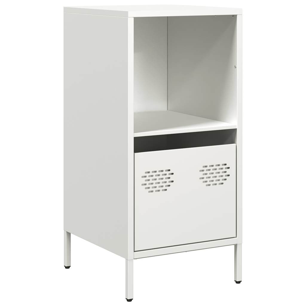vidaXL Dulap, alb, 35x39x73,5 cm, oțel laminat la rece
