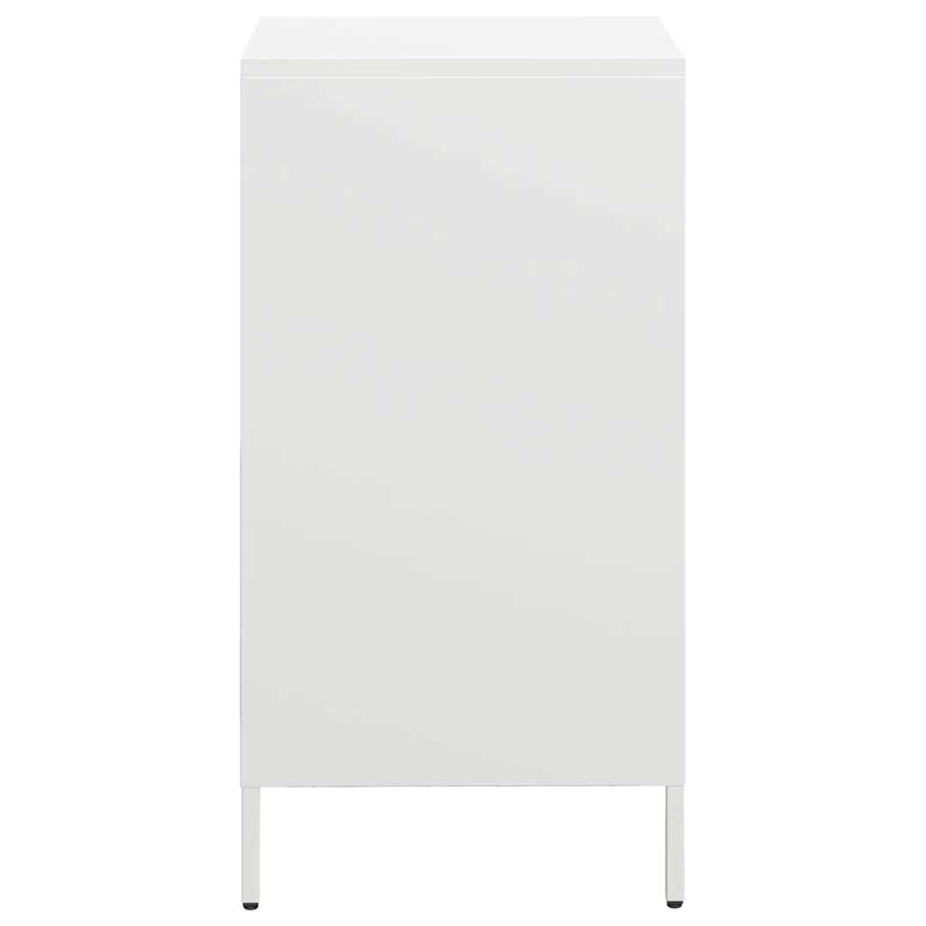 vidaXL Dulap, alb, 35x39x73,5 cm, oțel laminat la rece