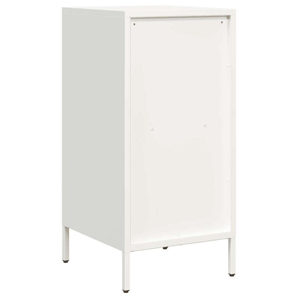 vidaXL Dulap, alb, 35x39x73,5 cm, oțel laminat la rece