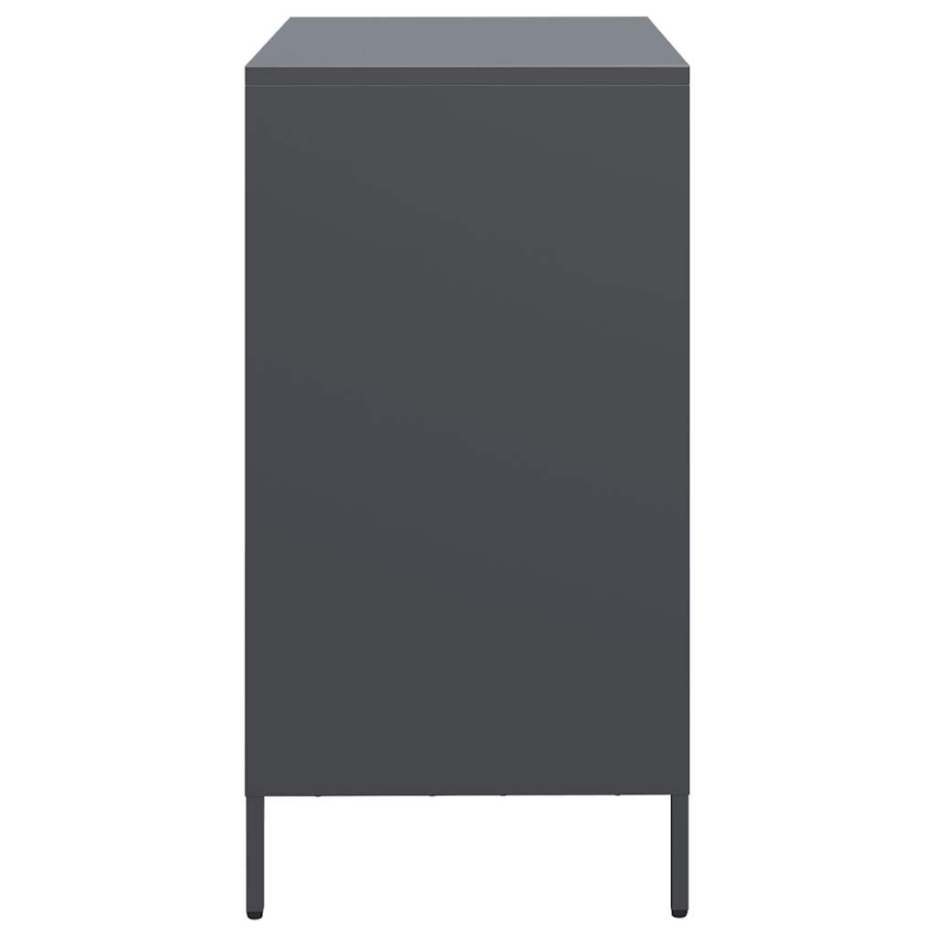 vidaXL Dulap, antracit, 68x39x73,5 cm, oțel laminat la rece