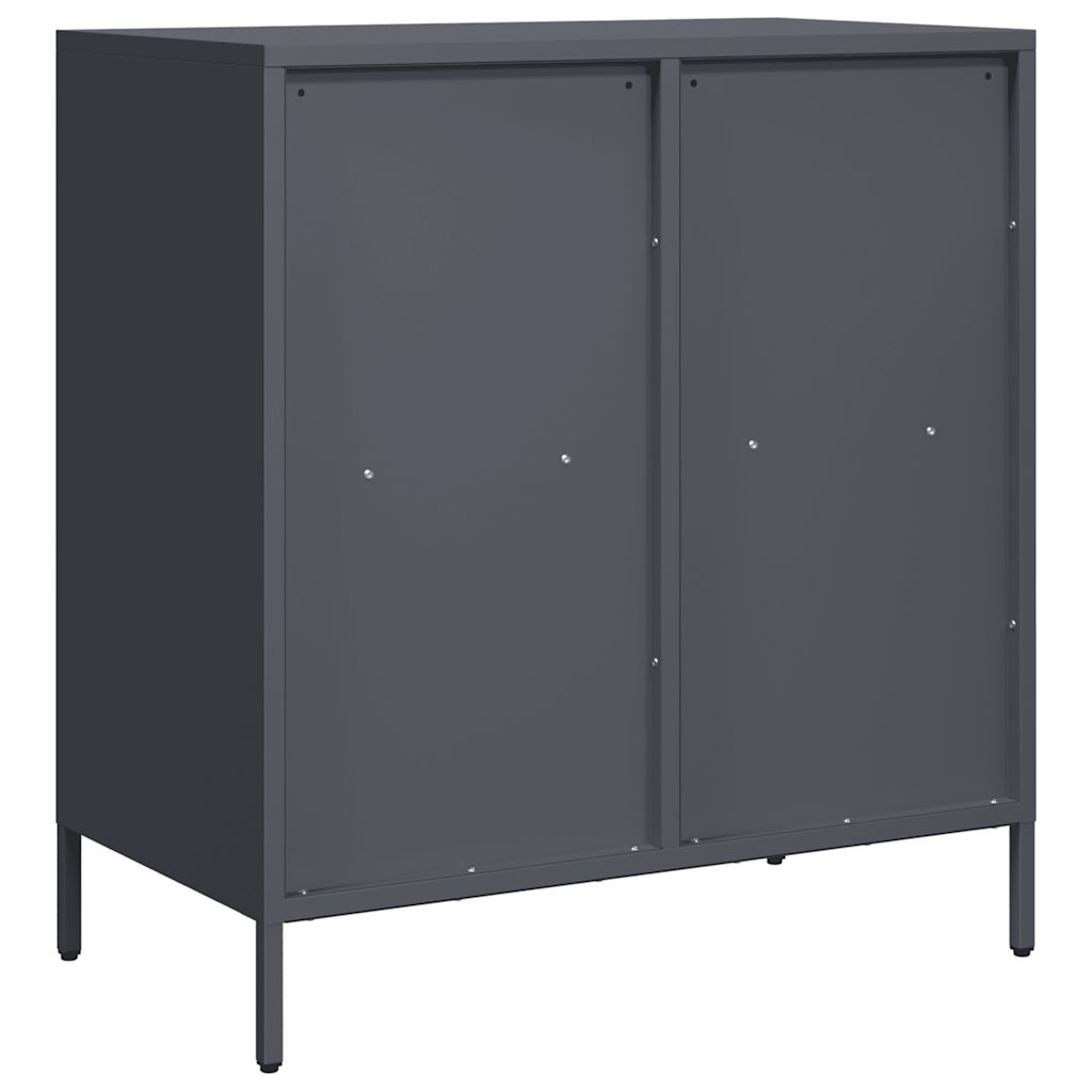 vidaXL Dulap, antracit, 68x39x73,5 cm, oțel laminat la rece