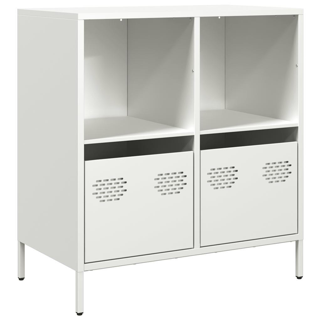 vidaXL Dulap, alb, 68x39x73,5 cm, oțel laminat la rece