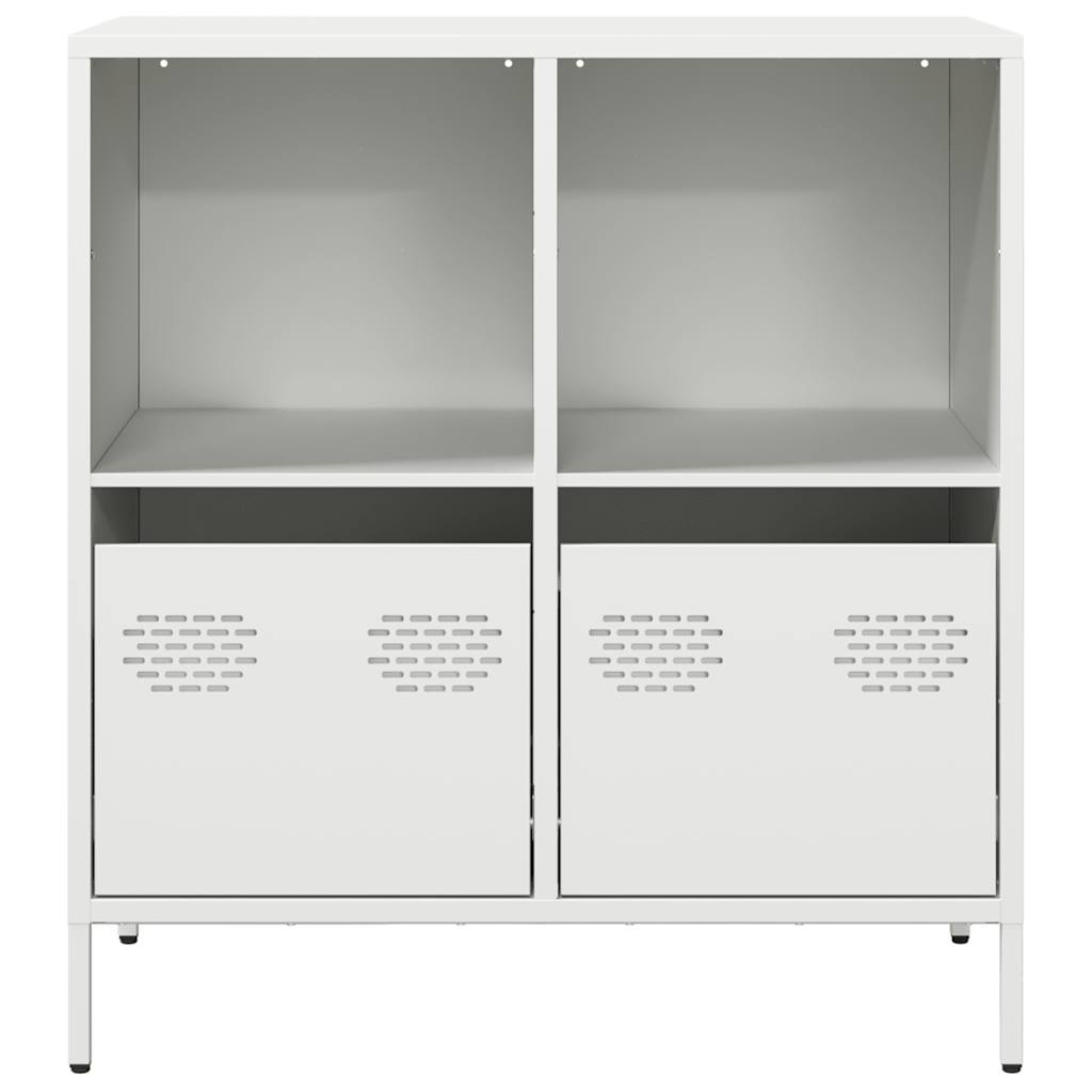 vidaXL Dulap, alb, 68x39x73,5 cm, oțel laminat la rece
