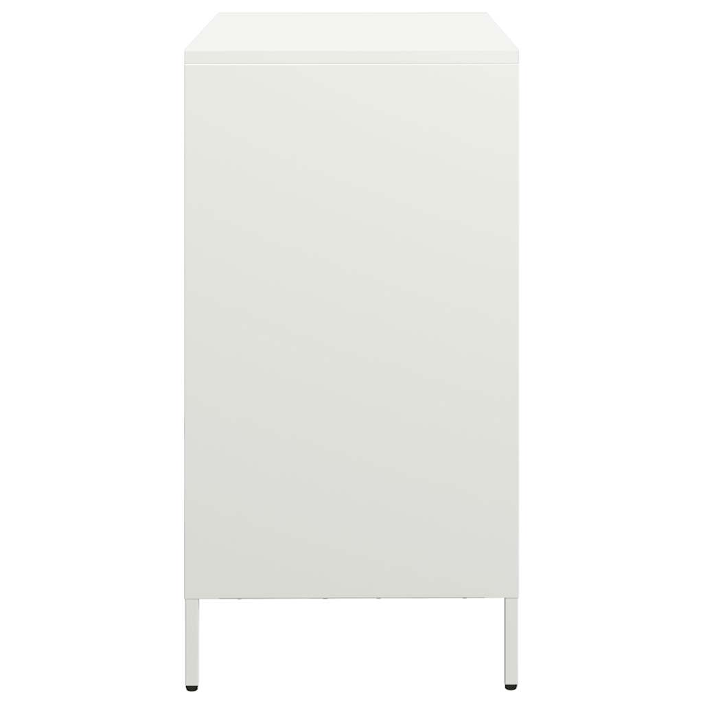 vidaXL Dulap, alb, 68x39x73,5 cm, oțel laminat la rece