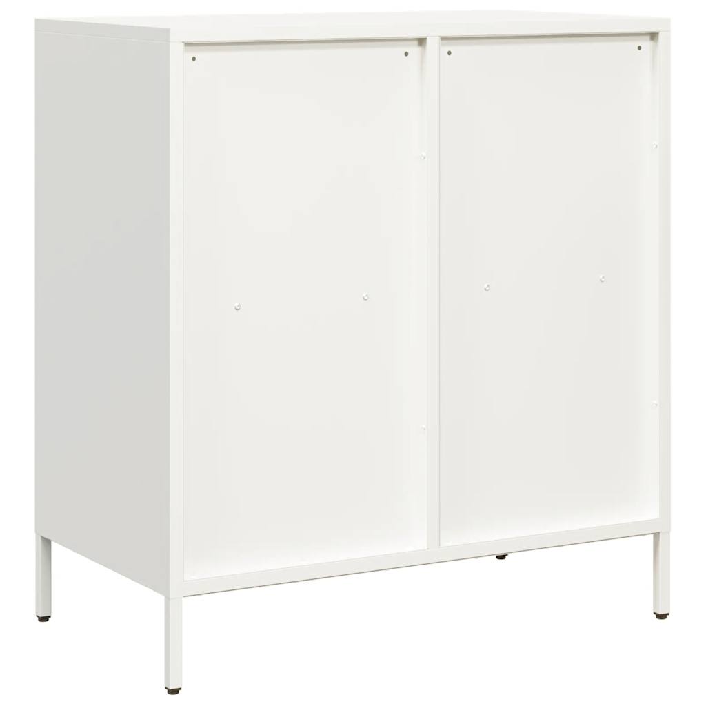 vidaXL Dulap, alb, 68x39x73,5 cm, oțel laminat la rece