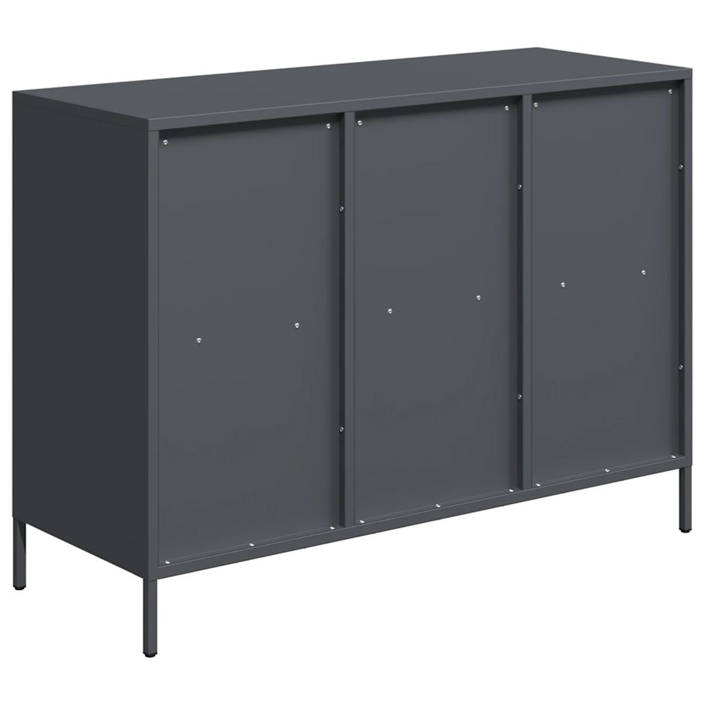 vidaXL Dulap, antracit, 101,5x39x73,5 cm, oțel laminat la rece