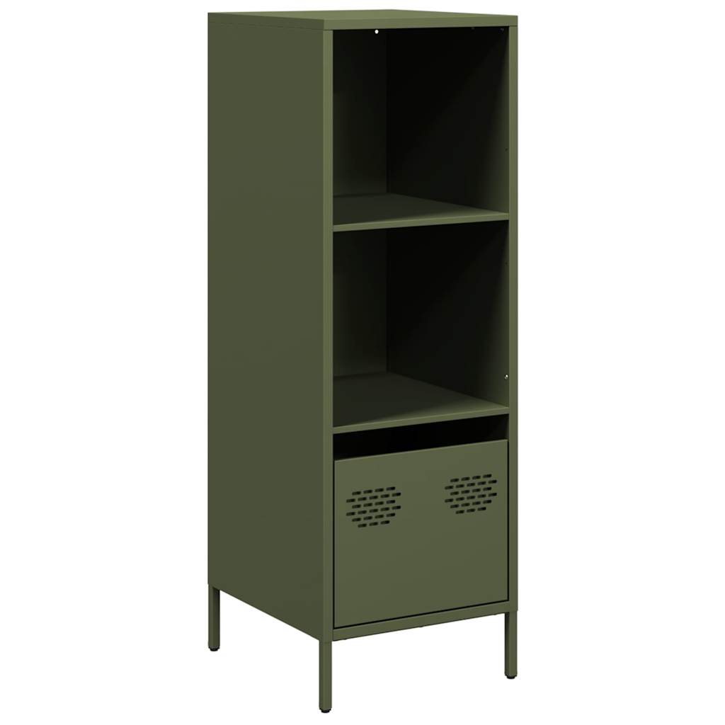 vidaXL Dulap înalt verde măslină 35x39x103,5 cm oțel vidaXL Dulap înalt verde măslină 35x39x103,5 cm oțel